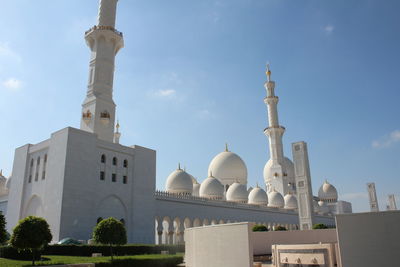 Low angle view of building against sky