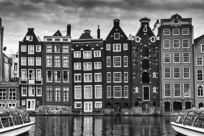 Buildings against sky in city