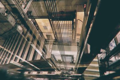 Low angle view of staircase in building