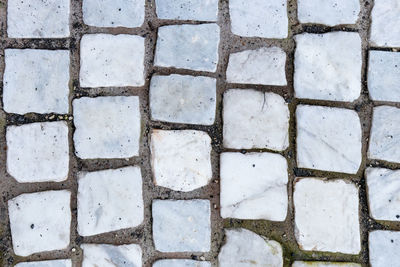 Full frame shot of tiled floor