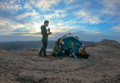 Morning vibes in al wahba crater