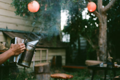 Close-up of drink on table