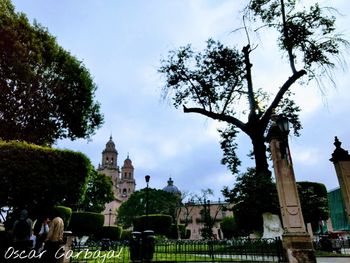 Panoramic view of temple against sky