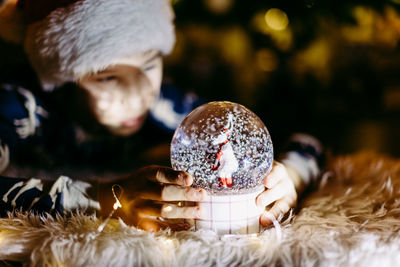 Close-up of christmas decoration