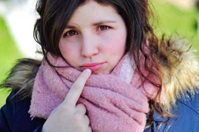Portrait of woman smiling