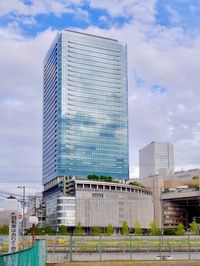 Modern cityscape against sky