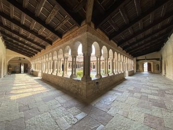 Corridor of historic building