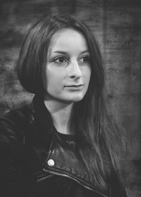 Portrait of young woman