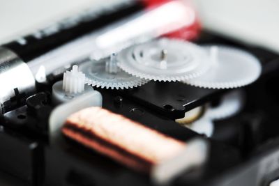Close-up of machine part