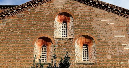 Low angle view of old building