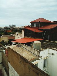 Houses against sky