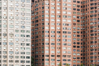 Full frame shot of residential buildings