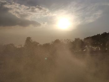 Scenic view of sunset