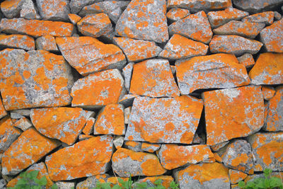 Full frame shot of stone wall