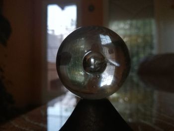 Close-up of ball on table