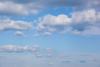 Low angle view of clouds in sky