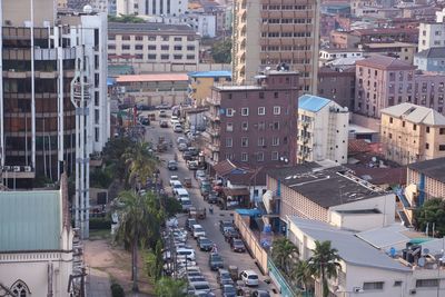 View of city street