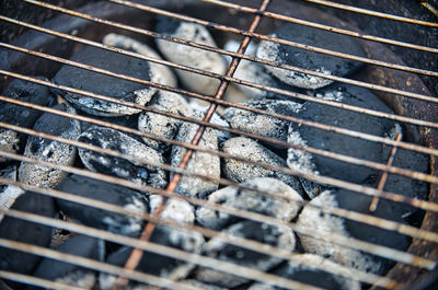 Full frame shot of metal grate