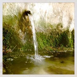 View of waterfall