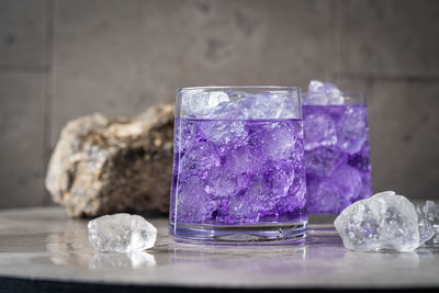 Close-up of drink on table