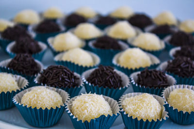 Brazilian sweet chocolate truffle bonbon brigadeiro