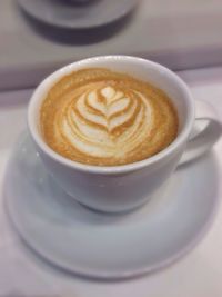 Close-up of coffee cup