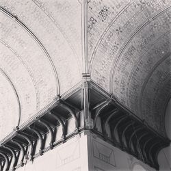 Low angle view of ceiling