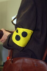 Close-up of person with toy standing