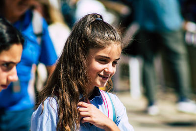 Portrait of a smiling young woman