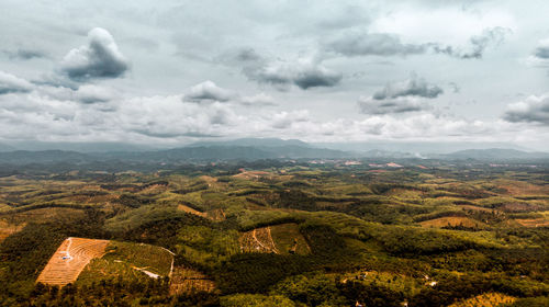 Scenic view of landscape against sky