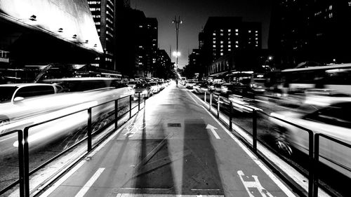 City street at night