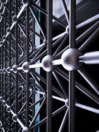 Full frame shot of metallic structure