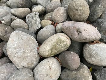 Full frame shot of pebbles