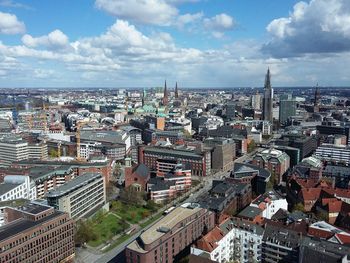 Aerial view of cityscape