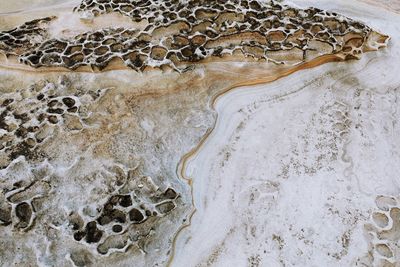 Full frame shot of sand at beach