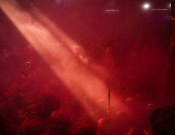 Group of people at music concert