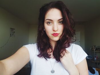 Portrait of beautiful woman