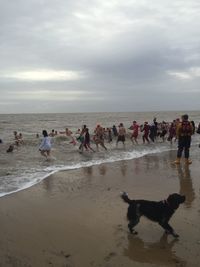 People on beach