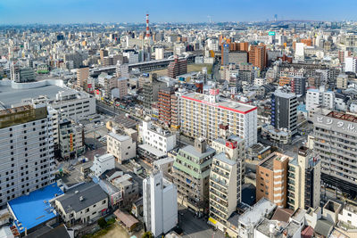 Aerial view of cityscape