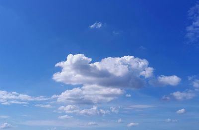 Low angle view of clouds in sky