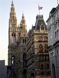 Low angle view of building against sky