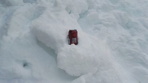 View of snow in winter