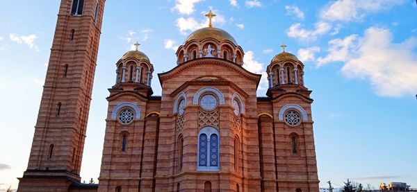 Low angle view of cathedral