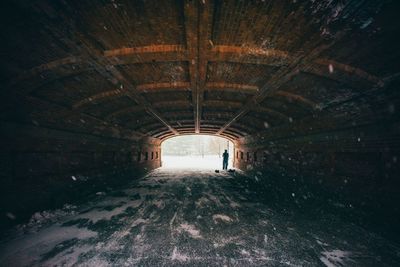 Interior of tunnel