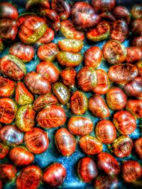 Full frame shot of fruits