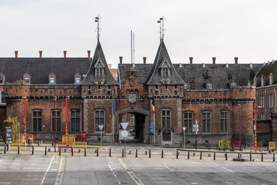 Charleroi, belgium, november 11, 2022. trésignies barracks is a former military installation 