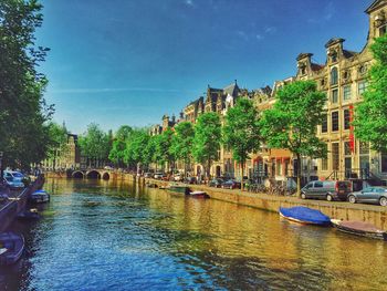 River with buildings in background