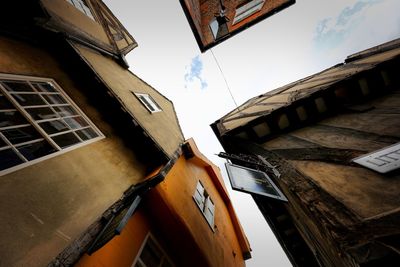 Low angle view of building against sky