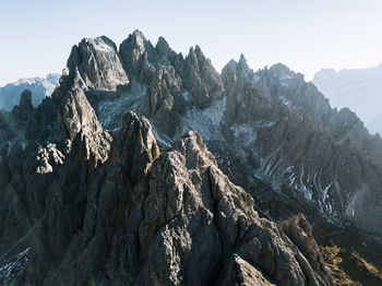 Mountains against sky