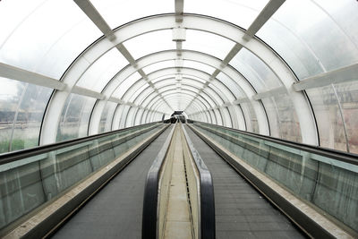 Skylight over moving walkway